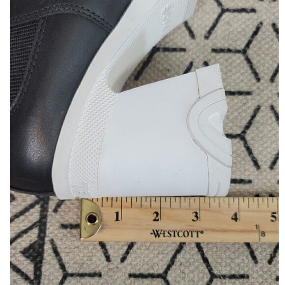 Sorel Brex Leather Chelsea Ankle Boots in Black/White, sz 6.5 - Picture 14 of 15